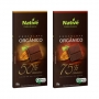 Kit Chocolate Orgânico 50% e 75% Cacau 80g - Native - Foto 0