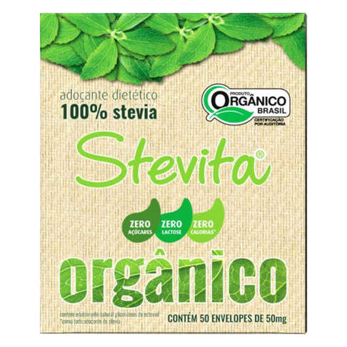 Adoçante Stevia Orgânico Stevita Sachês 50 x 50mg - Stevia Soul (Kit com 6)