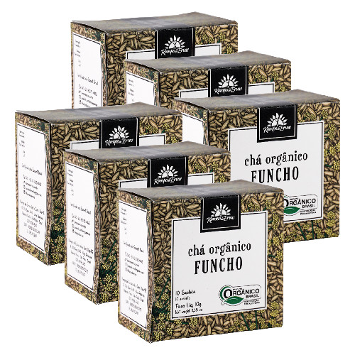 Chá de Funcho Orgânico - Kampo de Ervas (Kit c/ 60 sachês)
