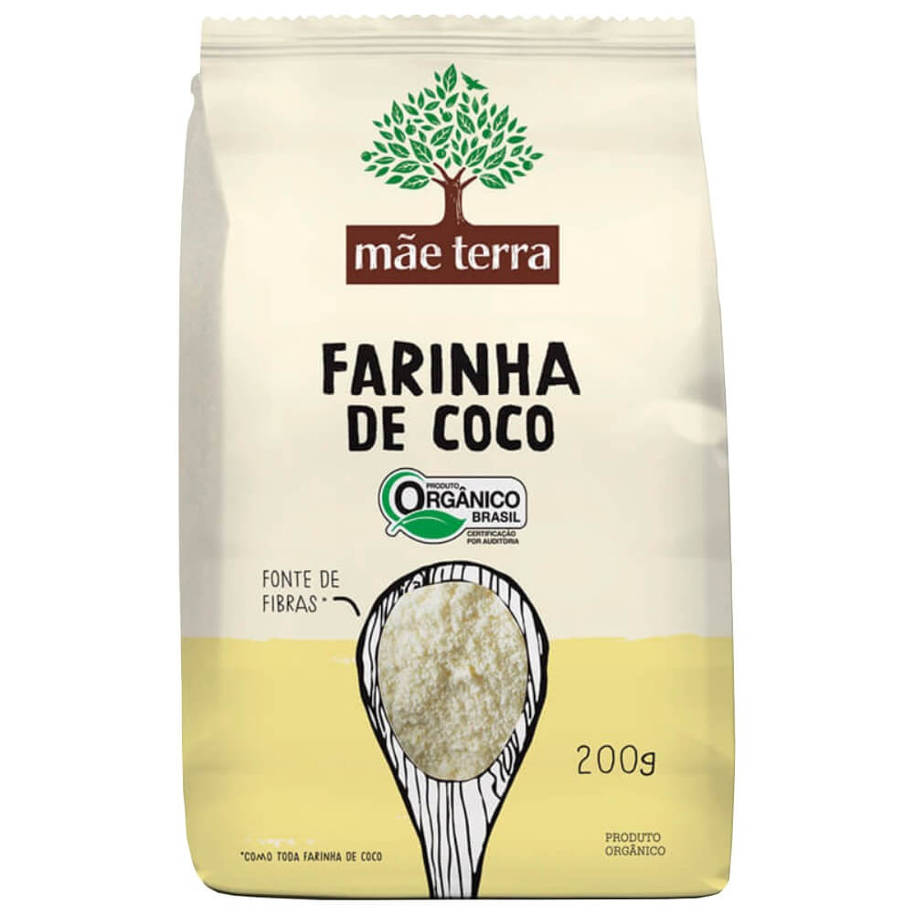 Farinha de Coco Orgânica 200g - Mãe Terra