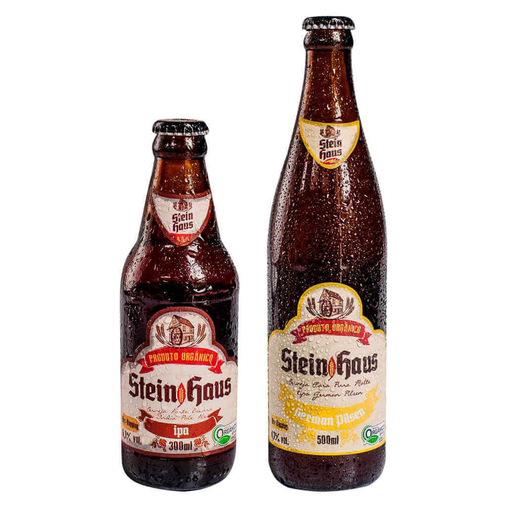 Kit Desgustação Cervejas Orgânicas SteinHaus - German Pilsen + IPA