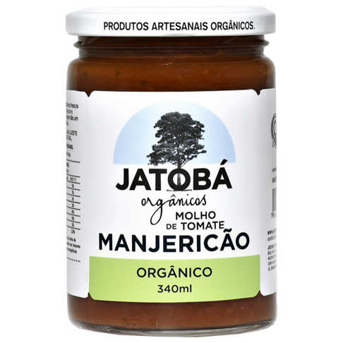 Kit Molho de Tomate Orgânico Jatobá - Tradicional, Clássico e Manjericão