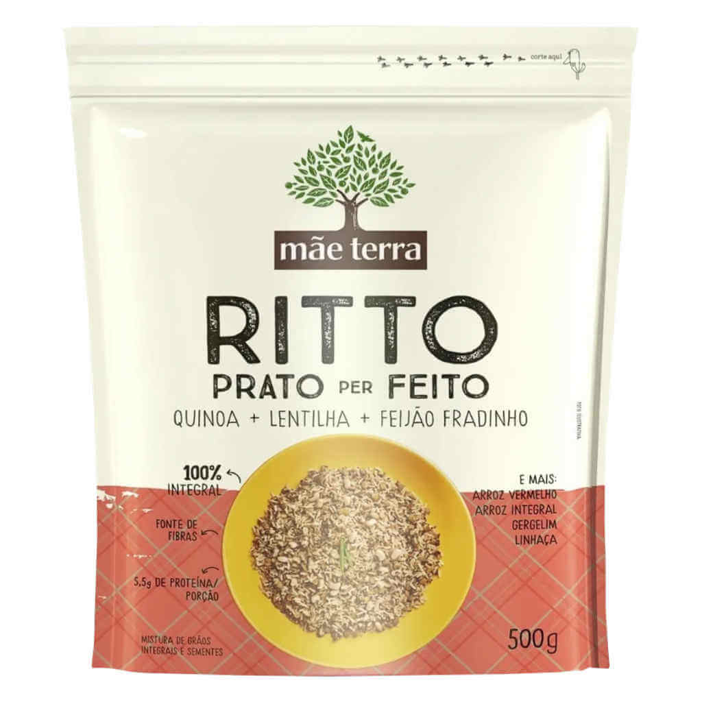 Ritto Prato per Feito 500g - Mãe Terra (Kit c/ 3 unidades) - Foto 1