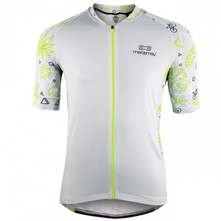 Camisa de Ciclismo Sport Marcio May Green Triangles Natu