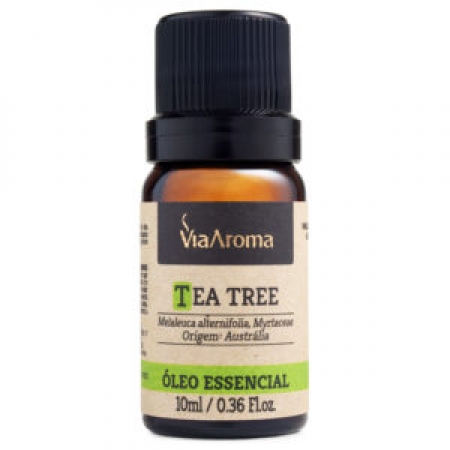 Óleo essencial 10ml Via Aroma - Melaleuca/ Tea tree