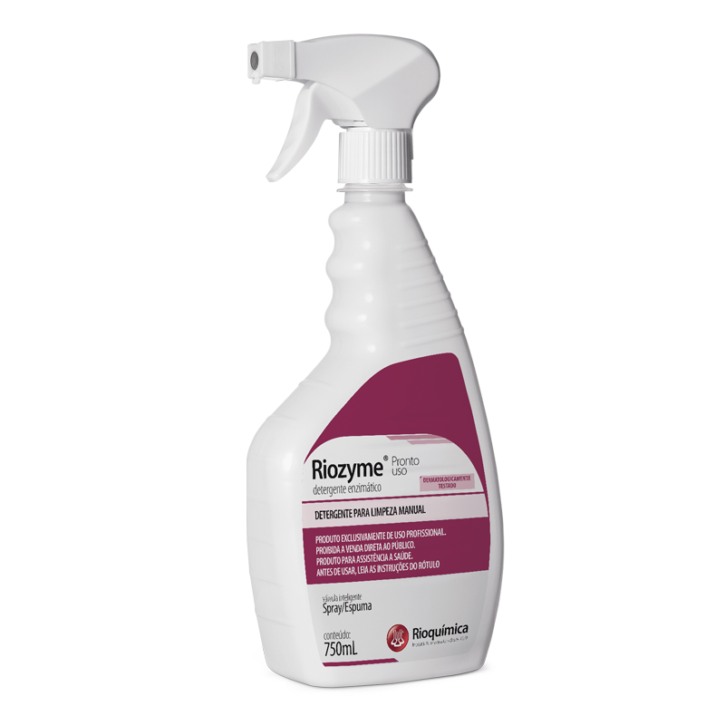 Detergente enzimático  Riozyme eco pronto uso 750ml - Rioquímica