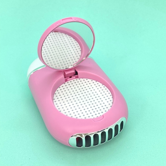 Mini ventilador portátil p/Cílios rosa