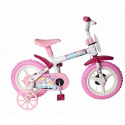Bicicleta Infantil Aro 12 Magic Rainbow com rodinha Styll Baby