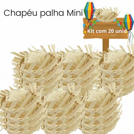 Chapéu Junino Mini  C/20