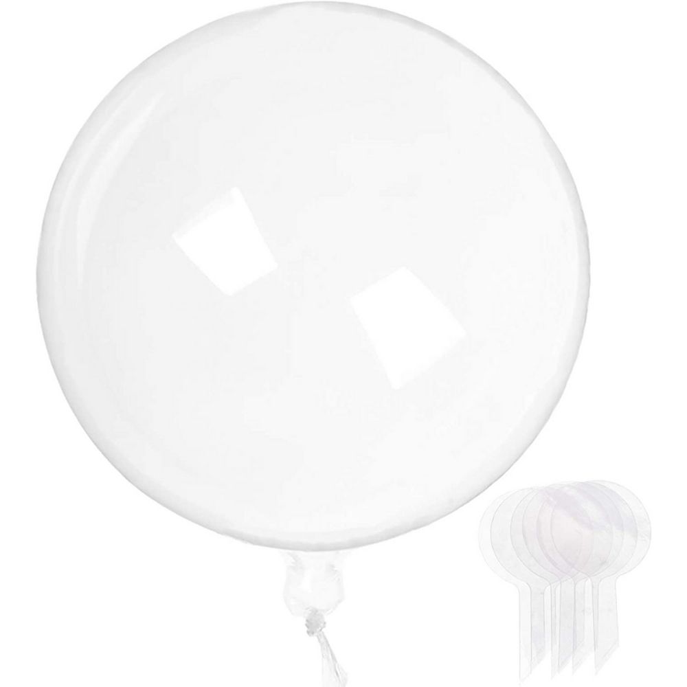 Balão Bubble Transparente 24 Polegadas (60 cm) Kit c/30