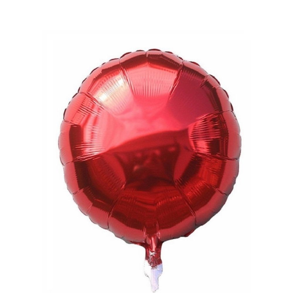Balão Redondo Metalizado 18 Polegadas Vazio