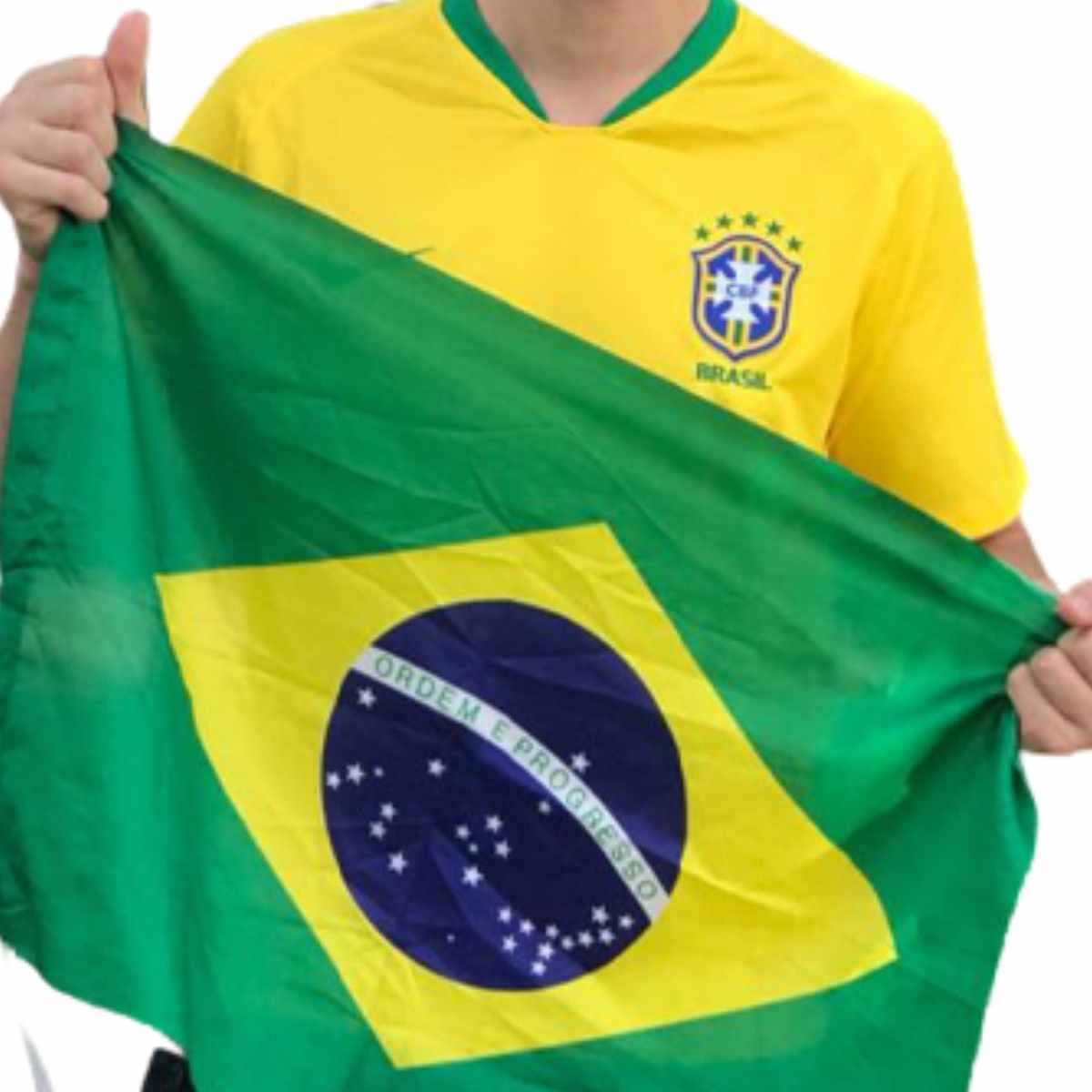 Bandeira do Brasil Tecido 95x65cm