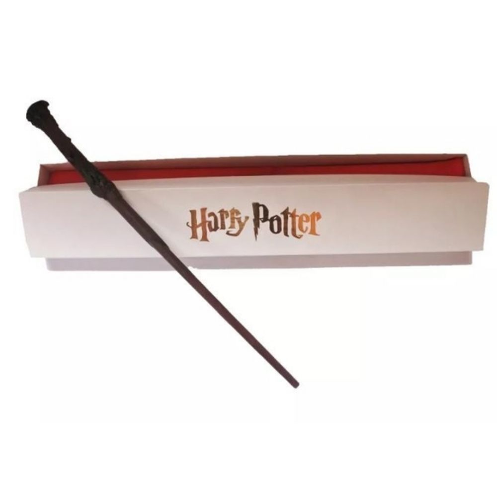 Caixa Porta Varinha Harry Potter Branca
