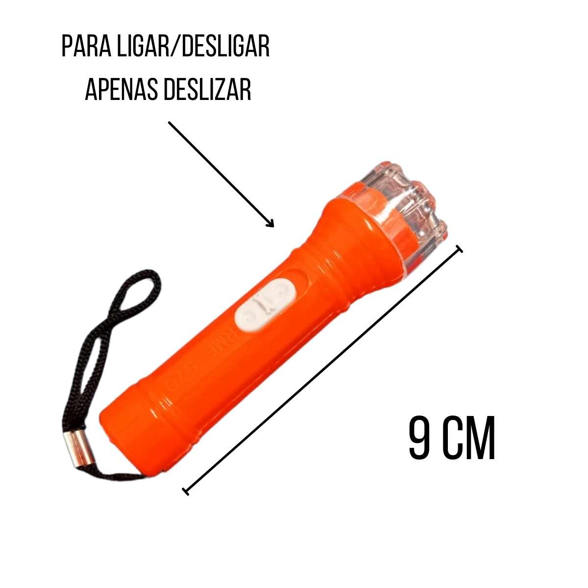 Chaveiro Lanterna 9cm