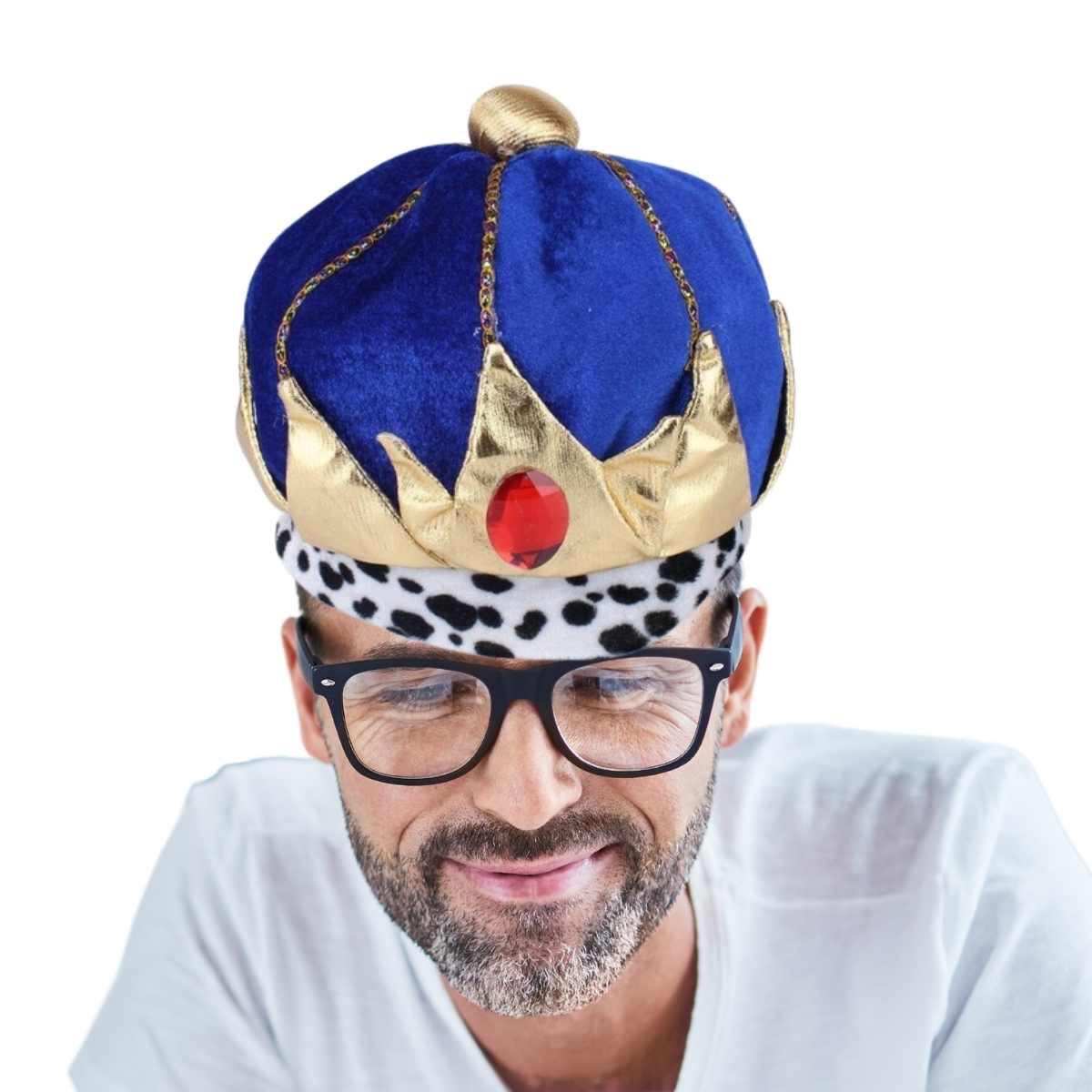 Coroa Luxo Rei Principe Rei Momo Fantasia Carnaval Envio 24h