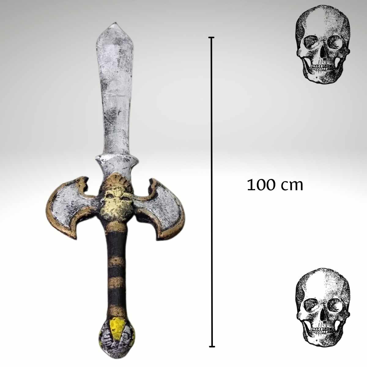 Espada Caveira Espuma Cosplay 100cm