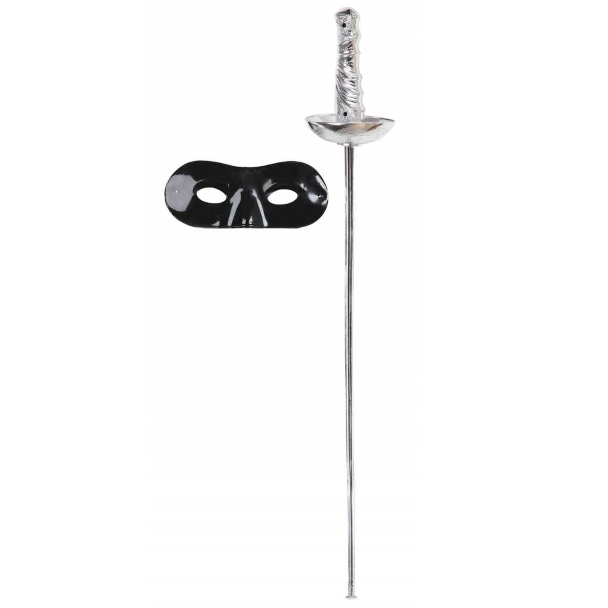 Kit Zorro com Espada e Máscara