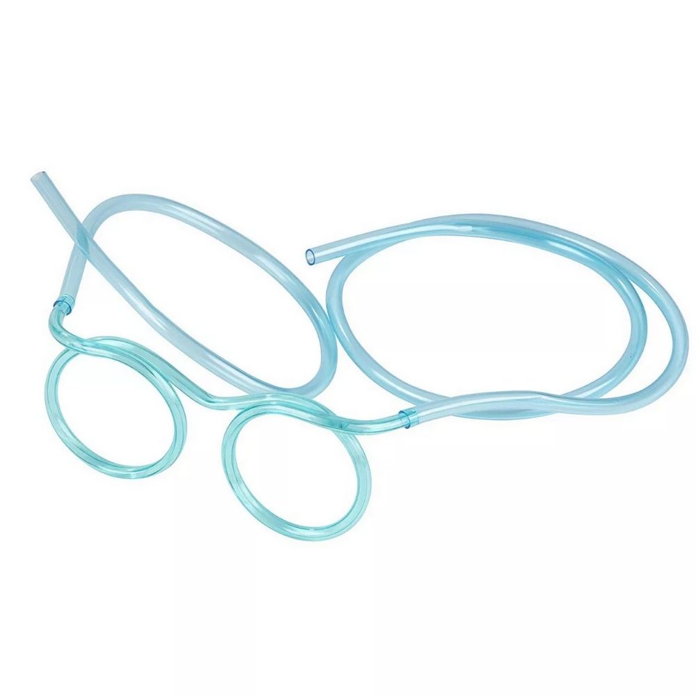 Óculos Canudo Divertido Reutilizável Chaves KIT c/15