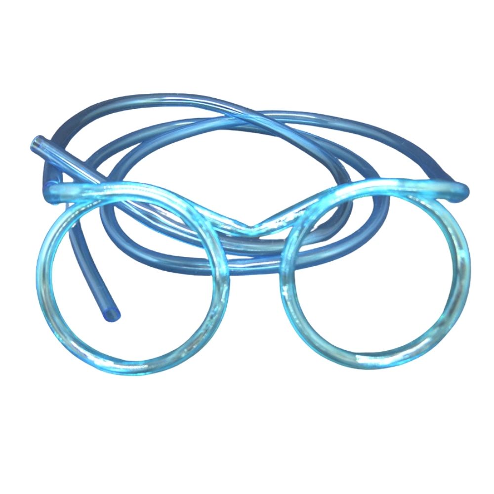 Óculos Canudo Divertido Reutilizável Chaves KIT c/2