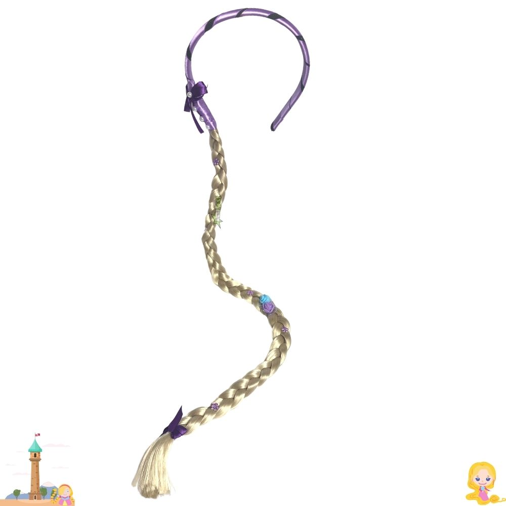 Tiara Trança Rapunzel 75 cm