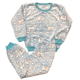 Pijama Conjunto Soft Fleece Infantil Menina - Tamanho 6 e 8