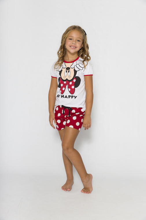 Pijama Infantil Menina Disney (Produto Oficial) - Tamanho 4 ao 10