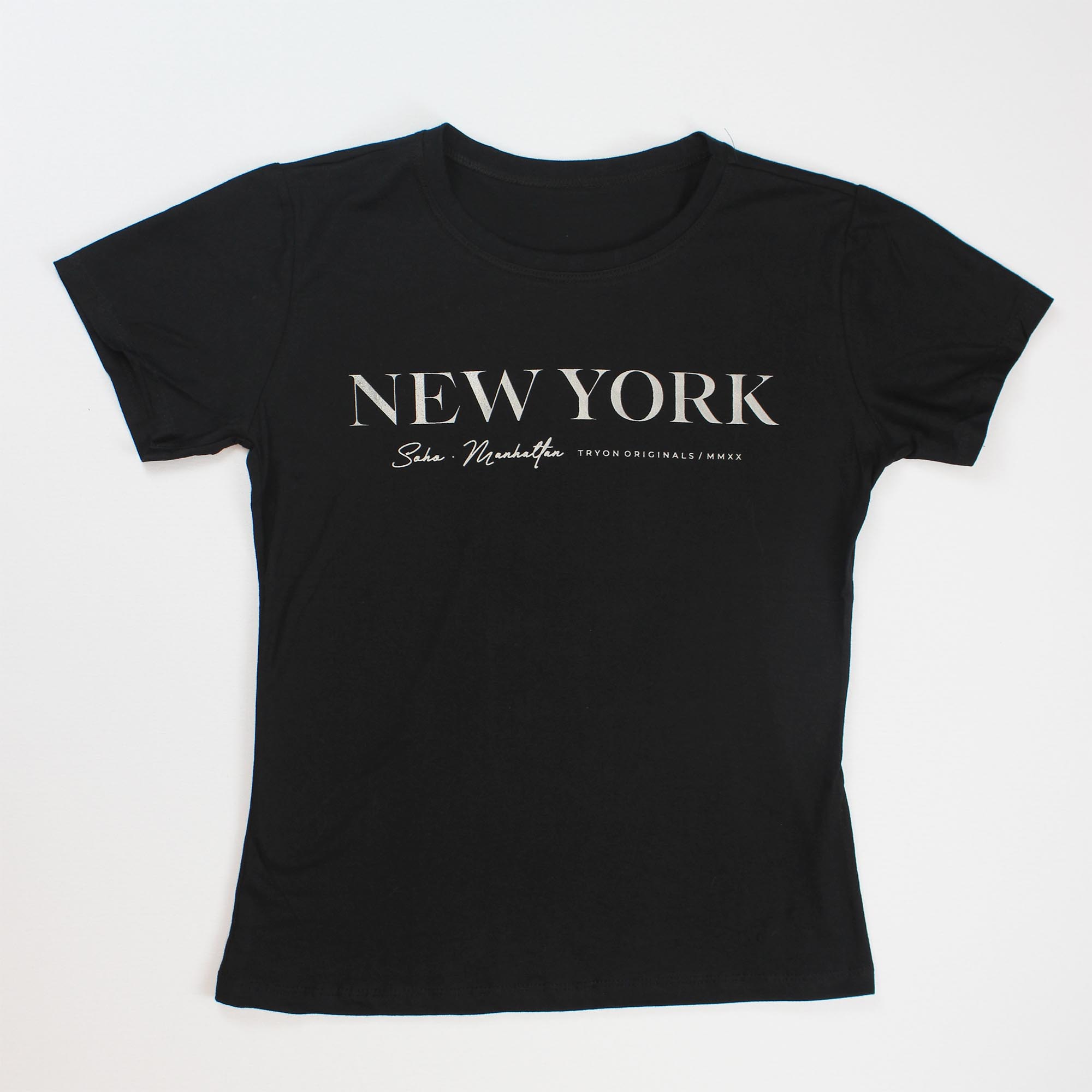 T-Shirt New York Feminina - Preta