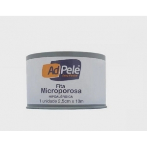 Fita Micropore 2,5cm X 10m Branco - ADPELE