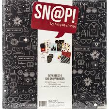 - Álbum Snap  Simples Stories -   6x8 SN@P! Binder Say Cheese 4