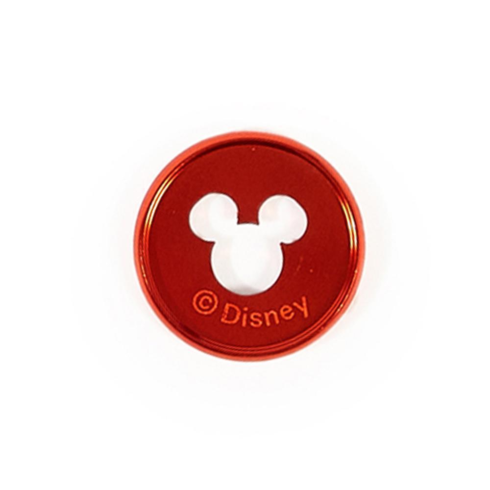 Discos Metálicos Medios Disney Mickey Vermelho - The Happy Planner - 11 unidades