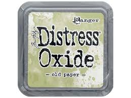 Distress Oxide - Tim Holtz -Old Paper  (verde)