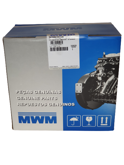 Kit Motor STD Mwm X10 1 Cil. Volkswagen Agrale Euro - Mwm