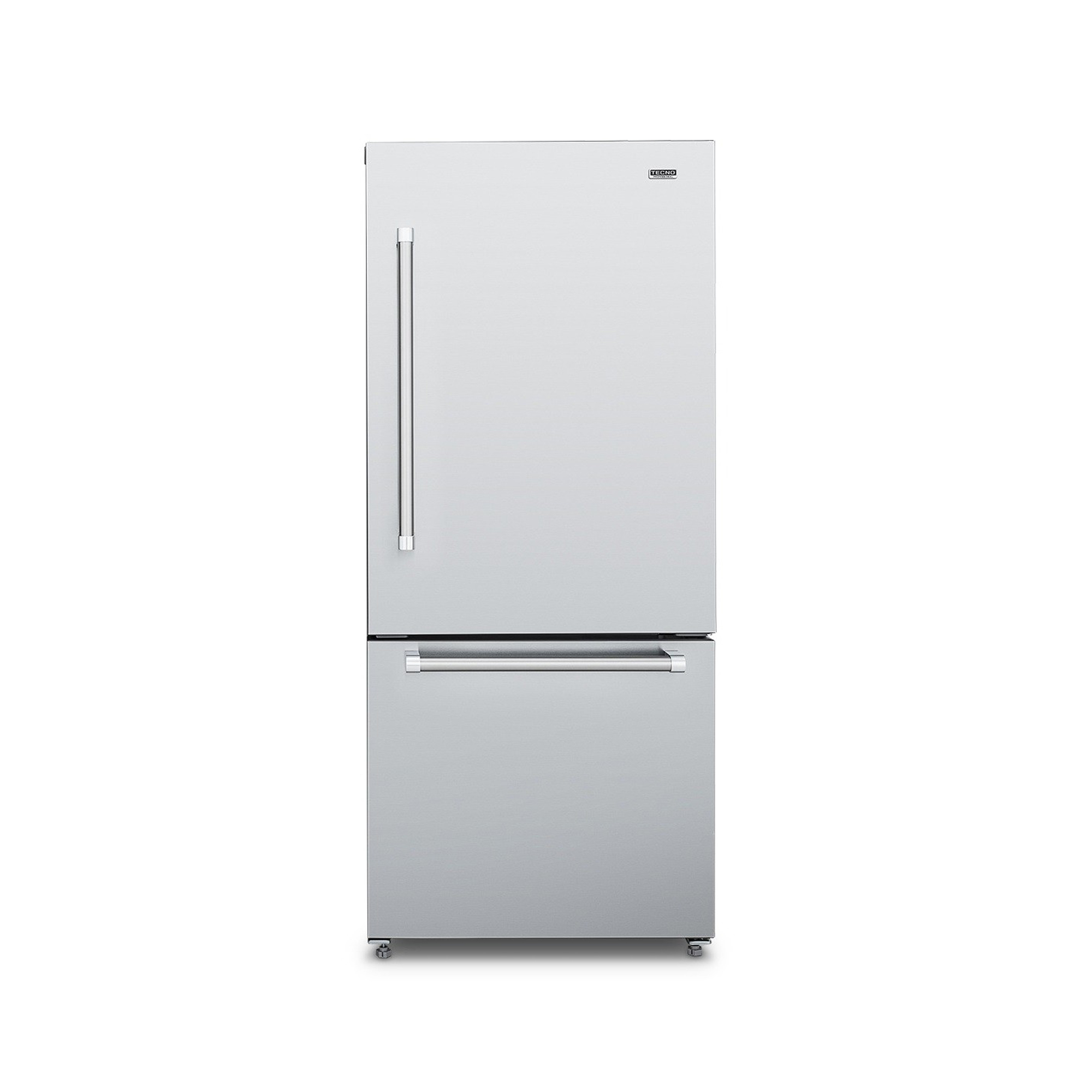 Refrigerador Bottom Freezer Tecno inox escovado 445L 220V