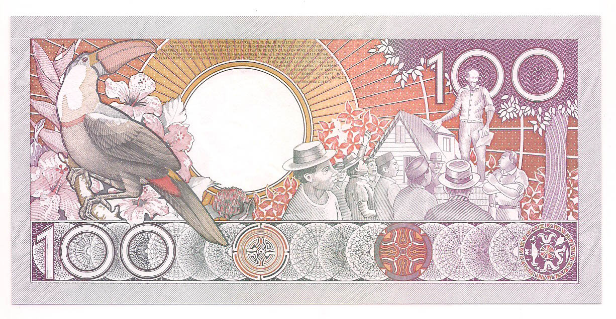 Suriname - 100 Gulden 1986 