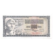 Iugoslávia - 1000 Dinara  1981 FE