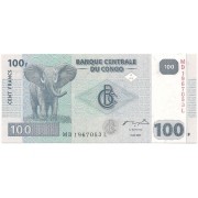 Congo - 100 Francs FE 2007 