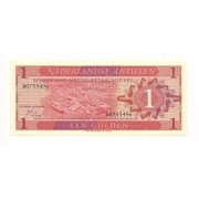 Antilhas Holandesas - 1 Gulden FE 1970