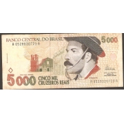 C.239 - 1993 Cédula de 5.000   Cruzeiros Reais  - Gaúcho