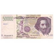 Itália - 50.000 Lire 1992