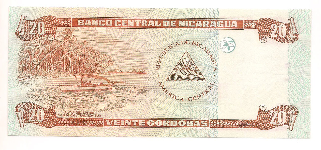 Nicarágua 20 Cordobas 2006 FE