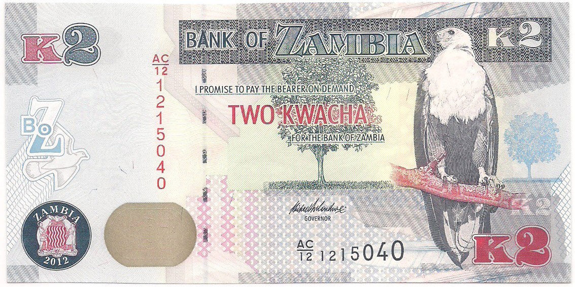 Zâmbia - 2 Kwacha FE 2012