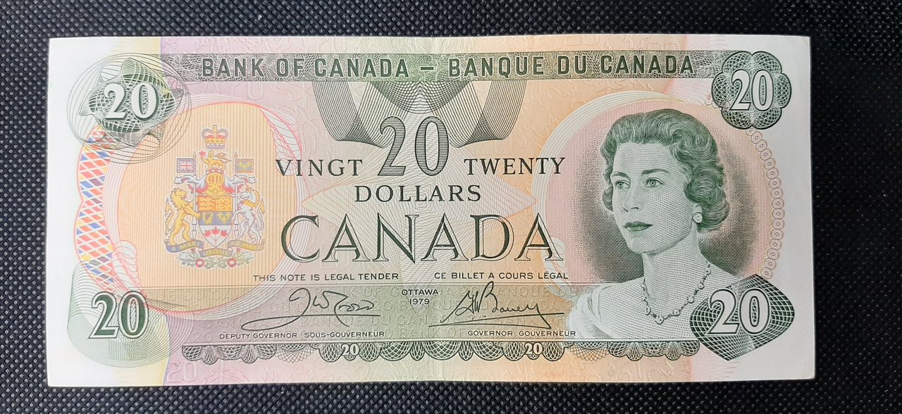 Cédula 20 Dollars 1969  - CANADA.