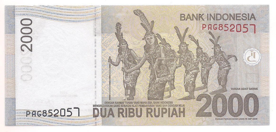 Indonésia 2.000 rupiah FE 2009