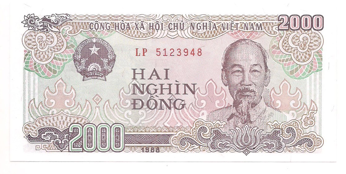 Vietnã 2.000 dong FE 1988