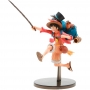 Action Figure One Piece - Three Brothers - Monkey D. Luffy - Bandai Banpresto 20742/20743