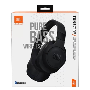Fone de Ouvido Bluetooth JBL Tune 710BT com Microfone - Pure Bass Sound - Autonomia até 50 horas - Preto - JBLT710BTBLK