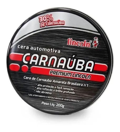 Cera Carnaúba Premium 200g Lincoln
