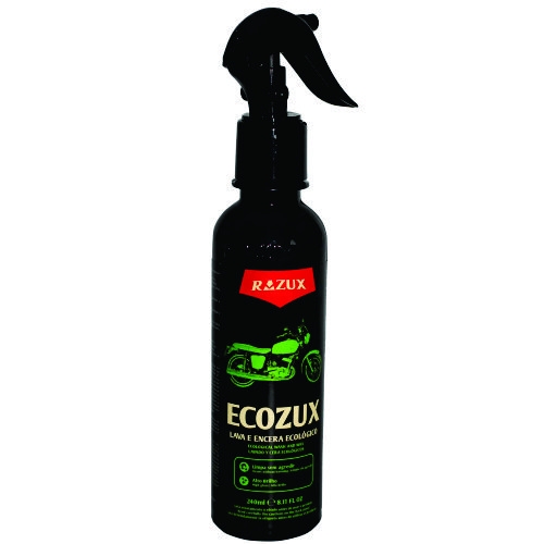 Ecozux 240ml - Lava e Encera Ecológico Pintura Cromados e Plásticos RAZUX