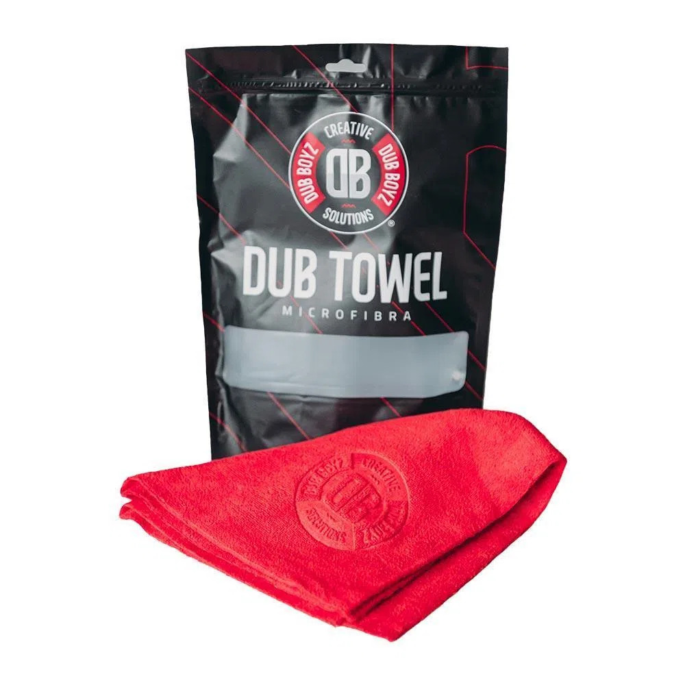 Toalha de Microfibra Vermelha DB Towel 40x40cm 350gsm Dub Boyz