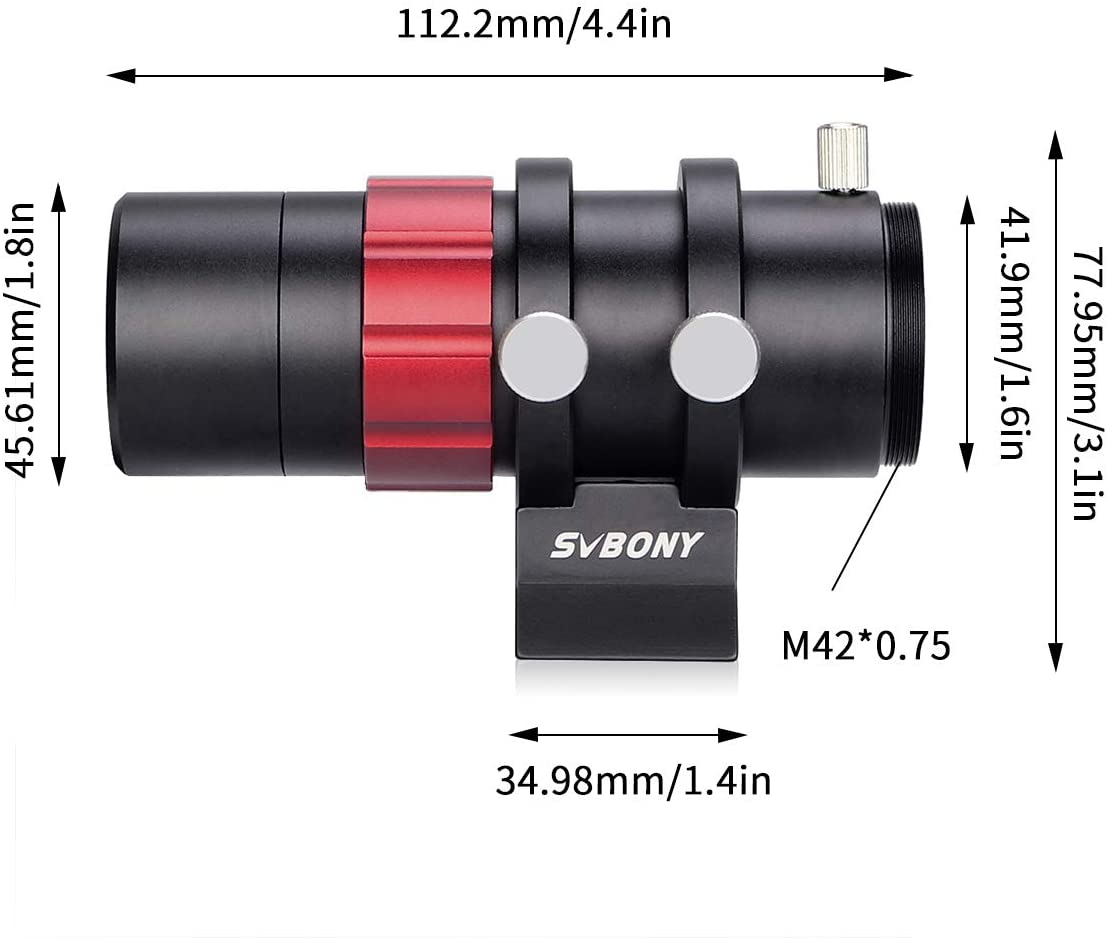 Mini GuideScope 30 mm F4 Finder Scope Guide para câmeras de orientação automotiva SV305 Pro ZWO QHY Orion